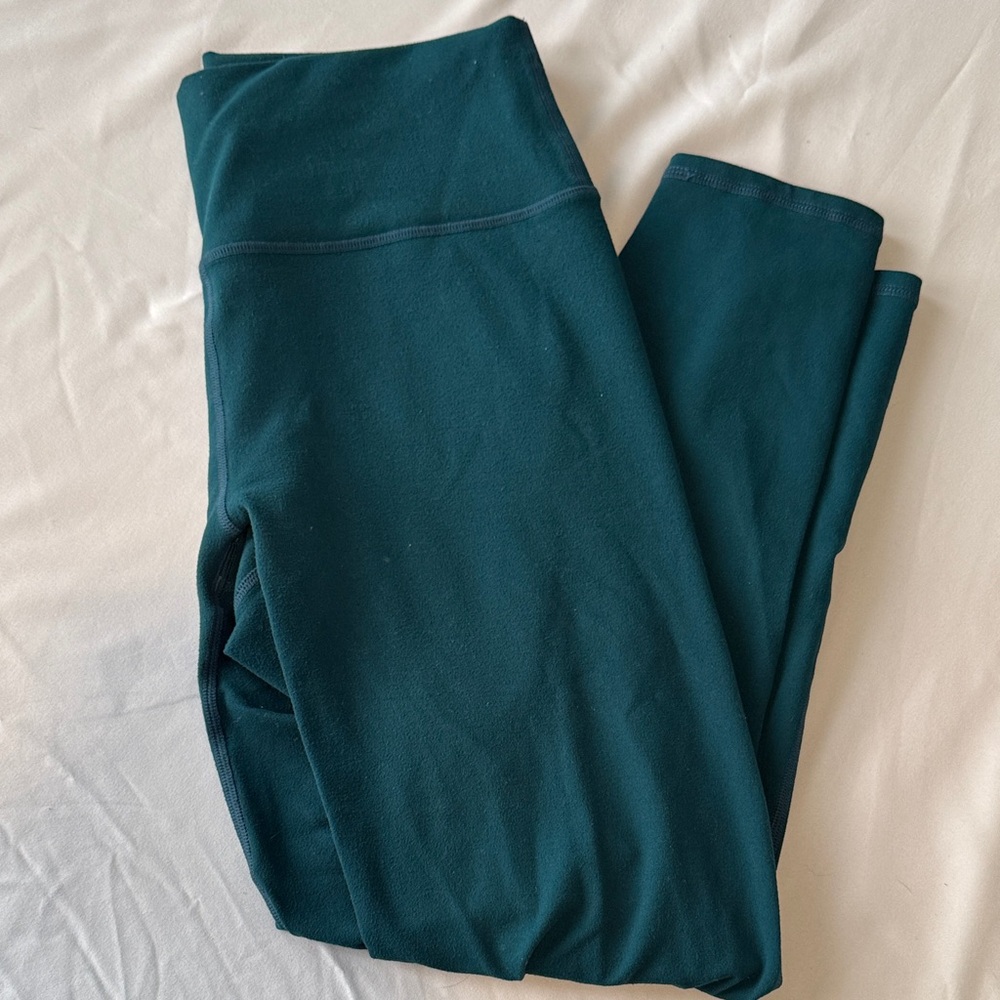 Fabletics Teal Powerhold Leggings
